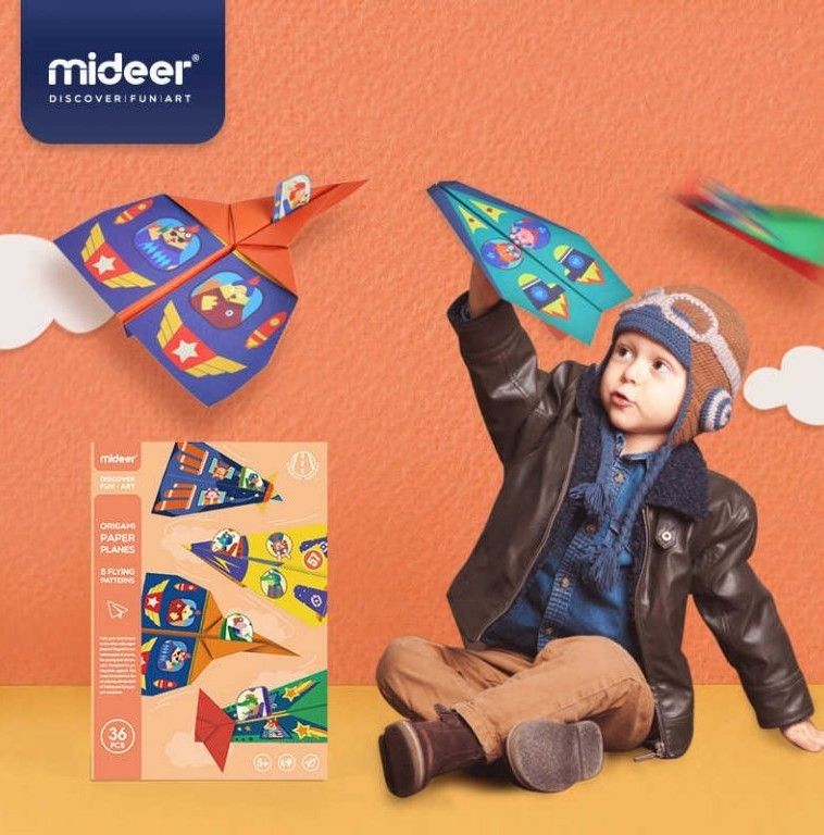 Mideer Origami papírová letadla - obrázek 4