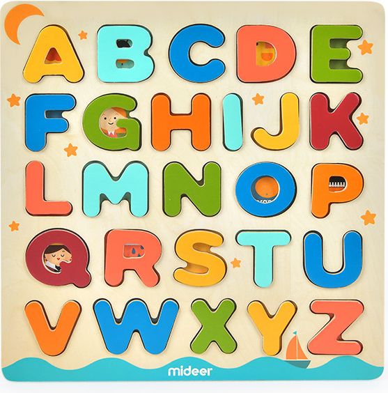 Mideer Vkládací puzzle Abeceda - obrázek 1
