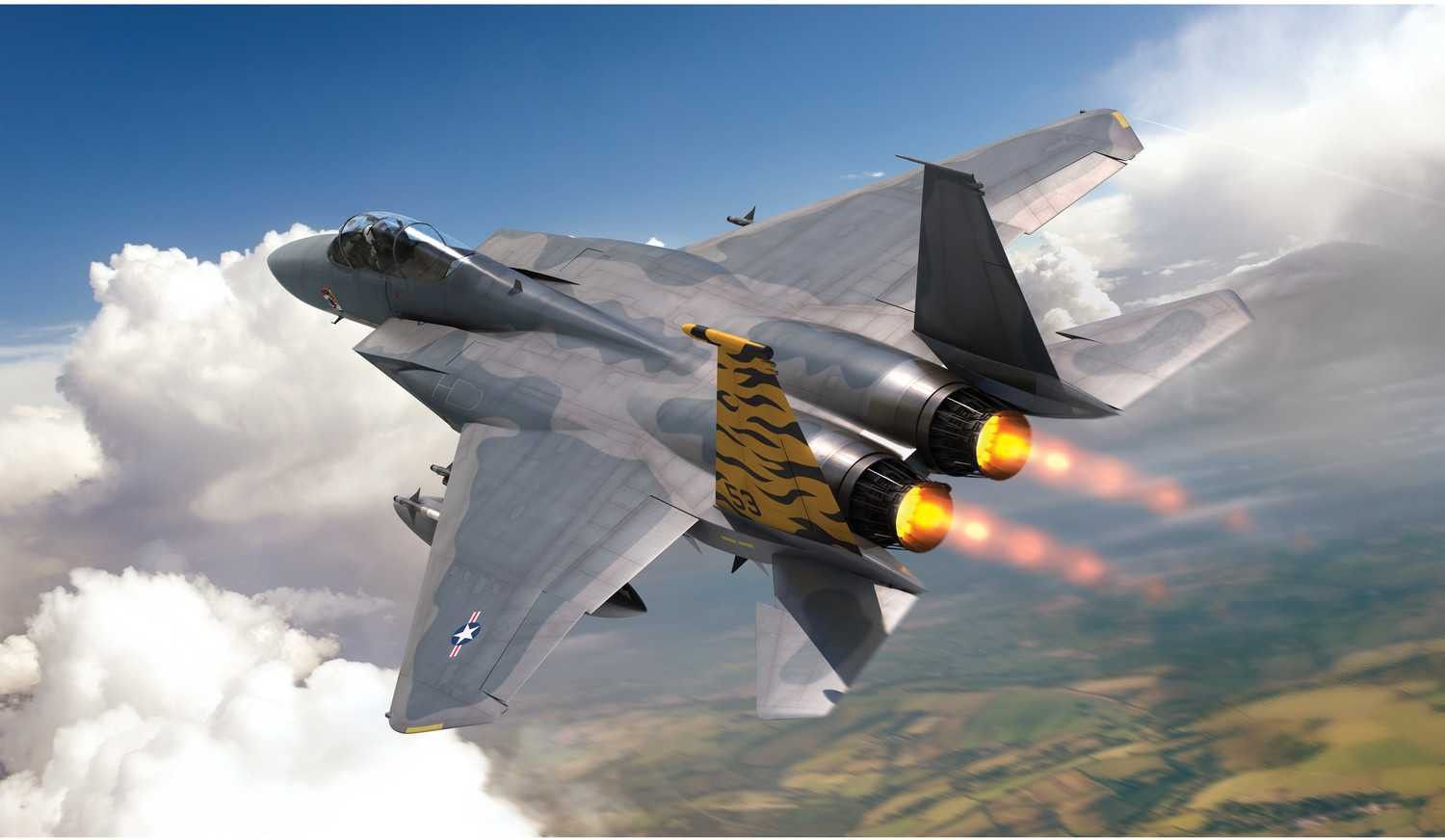 Airfix Starter Set letadlo A55311 - McDonnell Douglas F-15A Eagle (1:72) 125 dílků - obrázek 2