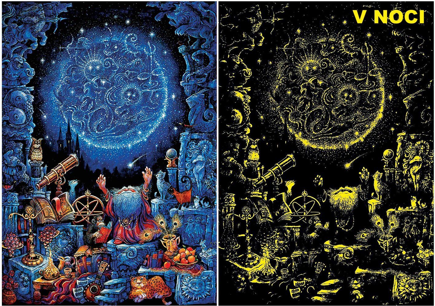 Educa neonové Astrologer + fix lepidlo 18003 1000 dílků - obrázek 4