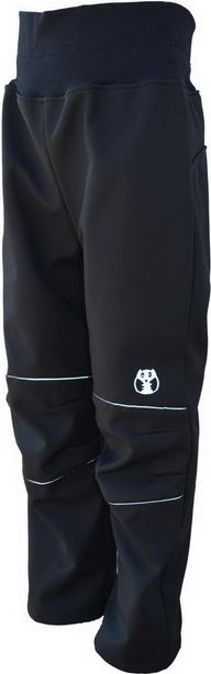 KUKADLOO softshell kalhoty černo-reflexní Velikost oblečení: 134 - obrázek 1