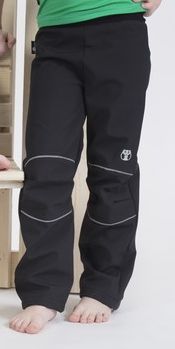 KUKADLOO softshell kalhoty černo-reflexní Velikost oblečení: 134 - obrázek 2