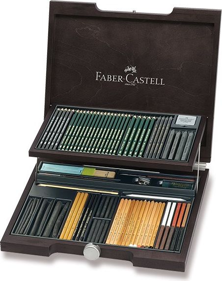 Faber-Castell Grafitové tužky Pitt Monochrome sada 81 ks 112971 - obrázek 1
