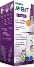 Lahev kojenecká antikoliková - AVENT NATURAL HROCH průhledná - 260ml - obrázek 2