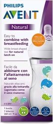 Lahev kojenecká antikoliková - AVENT NATURAL VELRYBA průhledná - 260ml - obrázek 2