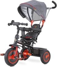 Tříkolka dětská  s vodící tyčí - BUZZ red - Toyz - obrázek 1