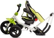 Tříkolka dětská  s vodící tyčí - WROOM green - Toyz - obrázek 4