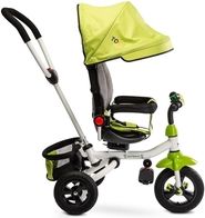 Tříkolka dětská  s vodící tyčí - WROOM green - Toyz - obrázek 7