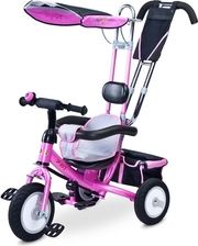 Tříkolka dětská  s vodící tyčí - DERBY pink - Toyz - obrázek 1