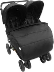 Nánožník na kočár pro dvojčata - EXCLUSIVE DUO černý - IvemaBaby - obrázek 1