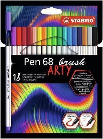 Fixy "Pen 68", 18 barev, 1 mm, STABILO - obrázek 1