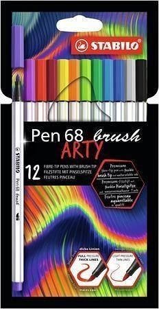 Fixy "Pen 68", 12 barev, 1 mm, STABILO - obrázek 1