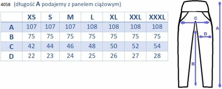Těhotenské legíny s pásem a kapsami - černé, vel. M - L (40) - obrázek 4
