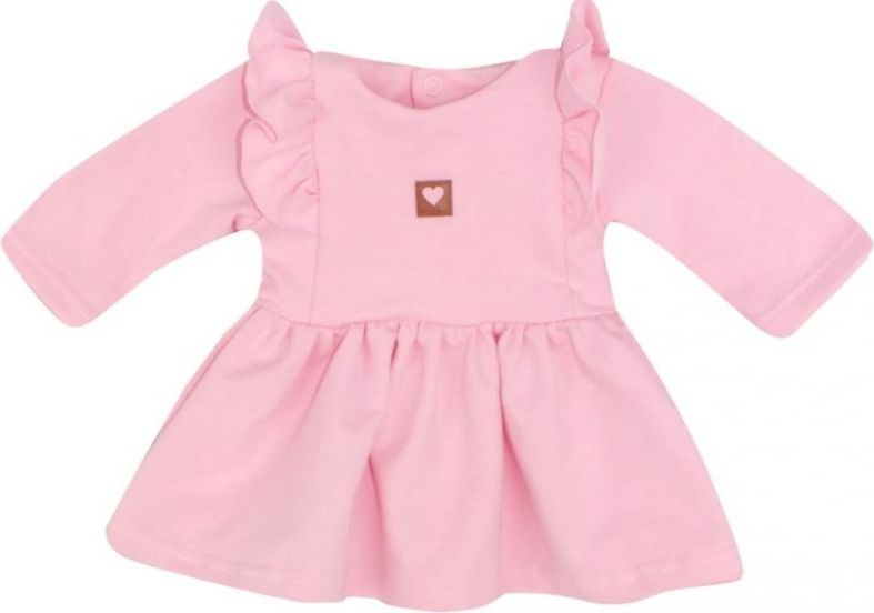 Z& Z Dětské teplákové šatičky/tunika Princess - růžové, vel. 74 - 74 (6-9m) - obrázek 3