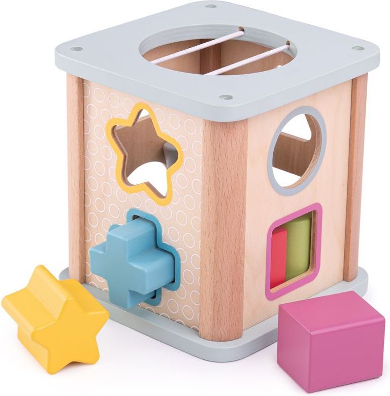 Bigjigs Toys Motorická kostka 100% FSC - obrázek 4