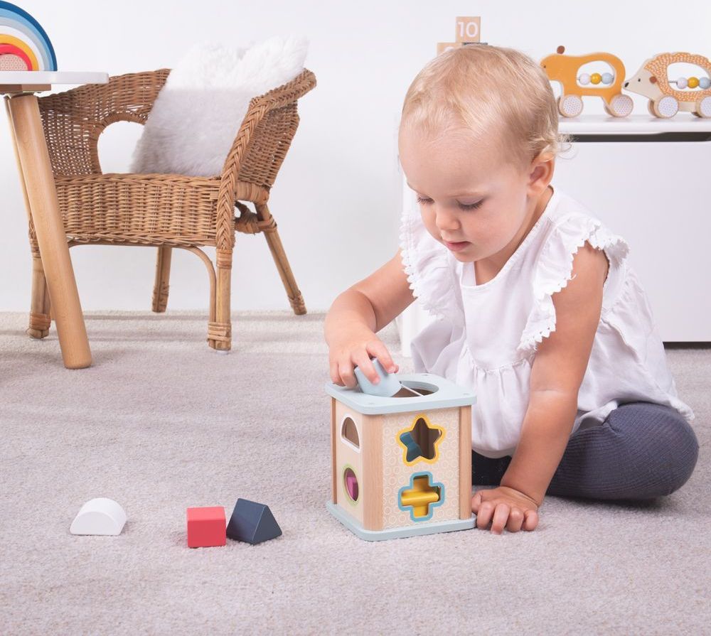 Bigjigs Toys Motorická kostka 100% FSC - obrázek 6