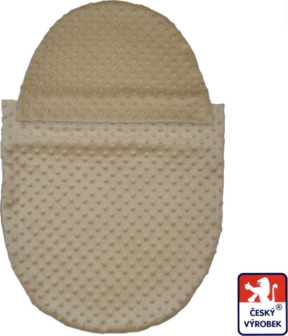 Peřinky na kočárek Dětský svět Minky béžové - obrázek 1