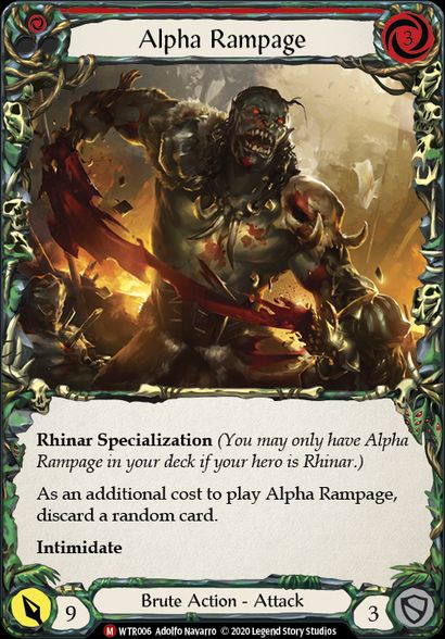 Alpha Rampage (Standard) / Flesh & Blood - Welcome to Rathe - obrázek 1