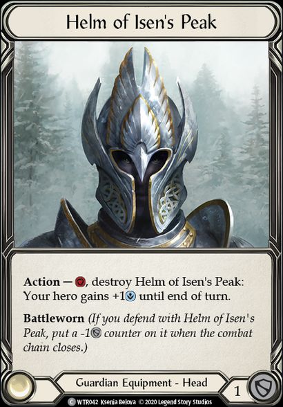 Helm of Isen's Peak (Standard) / Flesh & Blood - Welcome to Rathe - obrázek 1