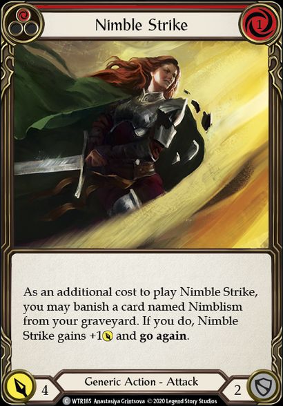 1 Nimble Strike (Standard) / Flesh & Blood - Welcome to Rathe - obrázek 1