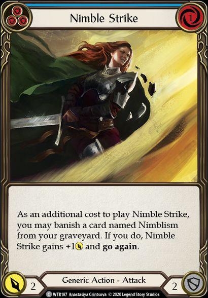 3 Nimble Strike (Standard) / Flesh & Blood - Welcome to Rathe - obrázek 1