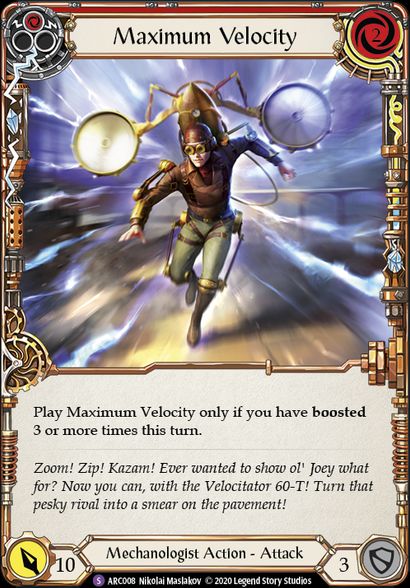 Maximum Velocity (Rainbow Foil) / Flesh & Blood - ARCANE RISING - obrázek 1