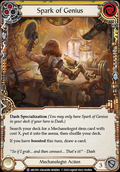 Spark of Genius (Rainbow Foil) / Flesh & Blood - ARCANE RISING - obrázek 1