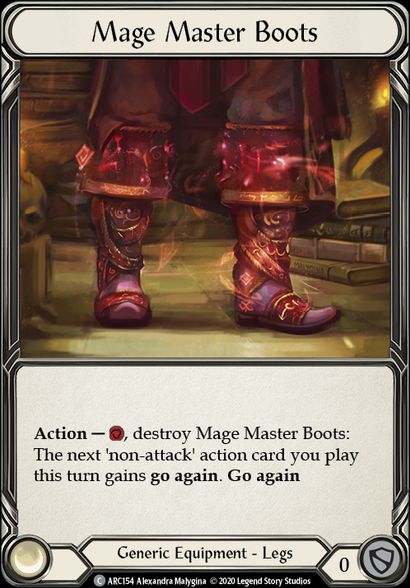 Mage Master Boots (Standard) / Flesh & Blood - ARCANE RISING - obrázek 1