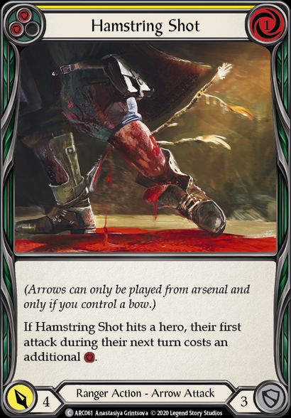 Hamstring Shot 2 (Standard) / Flesh & Blood - ARCANE RISING - obrázek 1