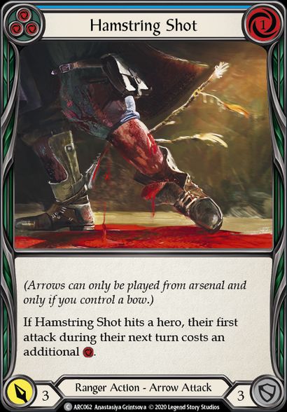 Hamstring Shot 3 (Standard) / Flesh & Blood - ARCANE RISING - obrázek 1