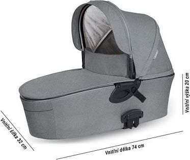 Kočárek X-lander X-Run 2021 dvojkombinace Azure grey - obrázek 11