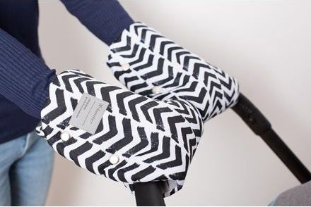 X-lander X-Muff ART teplé rukavice na rukojeť Frenzy zebra - obrázek 2