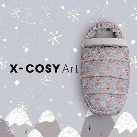 X-lander X-Cosy ART zimní fusak Winter foxes - obrázek 2