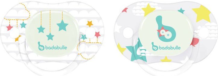 Dudlík LUMI REVERS 6-12m 2ks Star Dream - obrázek 1