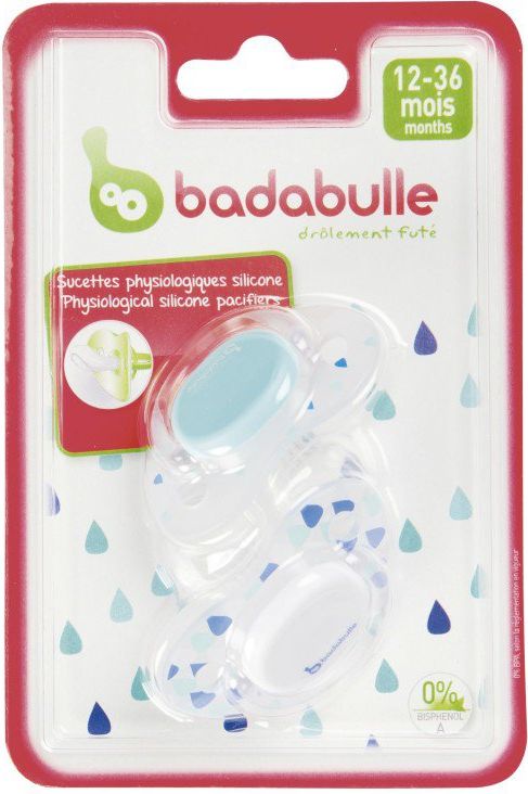 Dudlík ERGO 12-36m 2ks Rain Drop Boy - obrázek 4