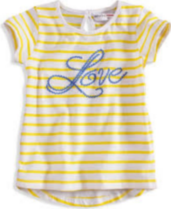 MINOTI BLOOM tričko pro holky žluté vel. 110-116 cm - obrázek 1