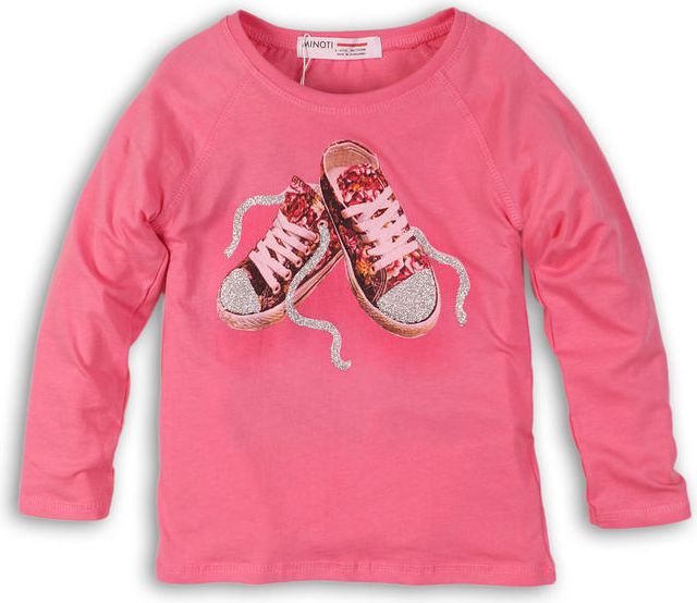 Minoti GRUNGE 13 tričko dívčí s dlouhým rukávem růžová vel. 134/140cm - obrázek 1