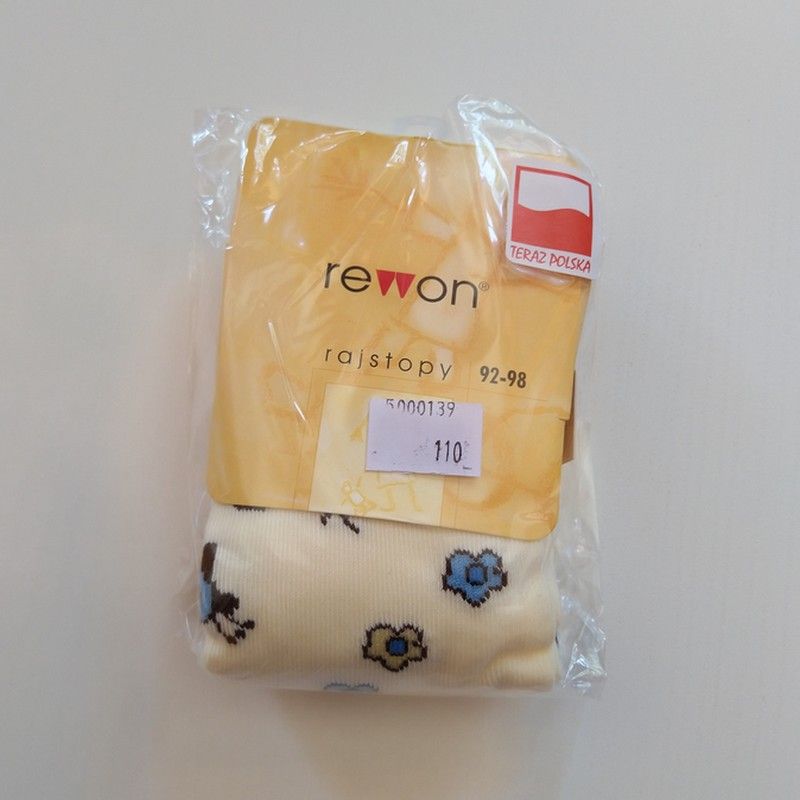 Punčochy Rewon dívčí vel. 92-98 sv. žluté - obrázek 1