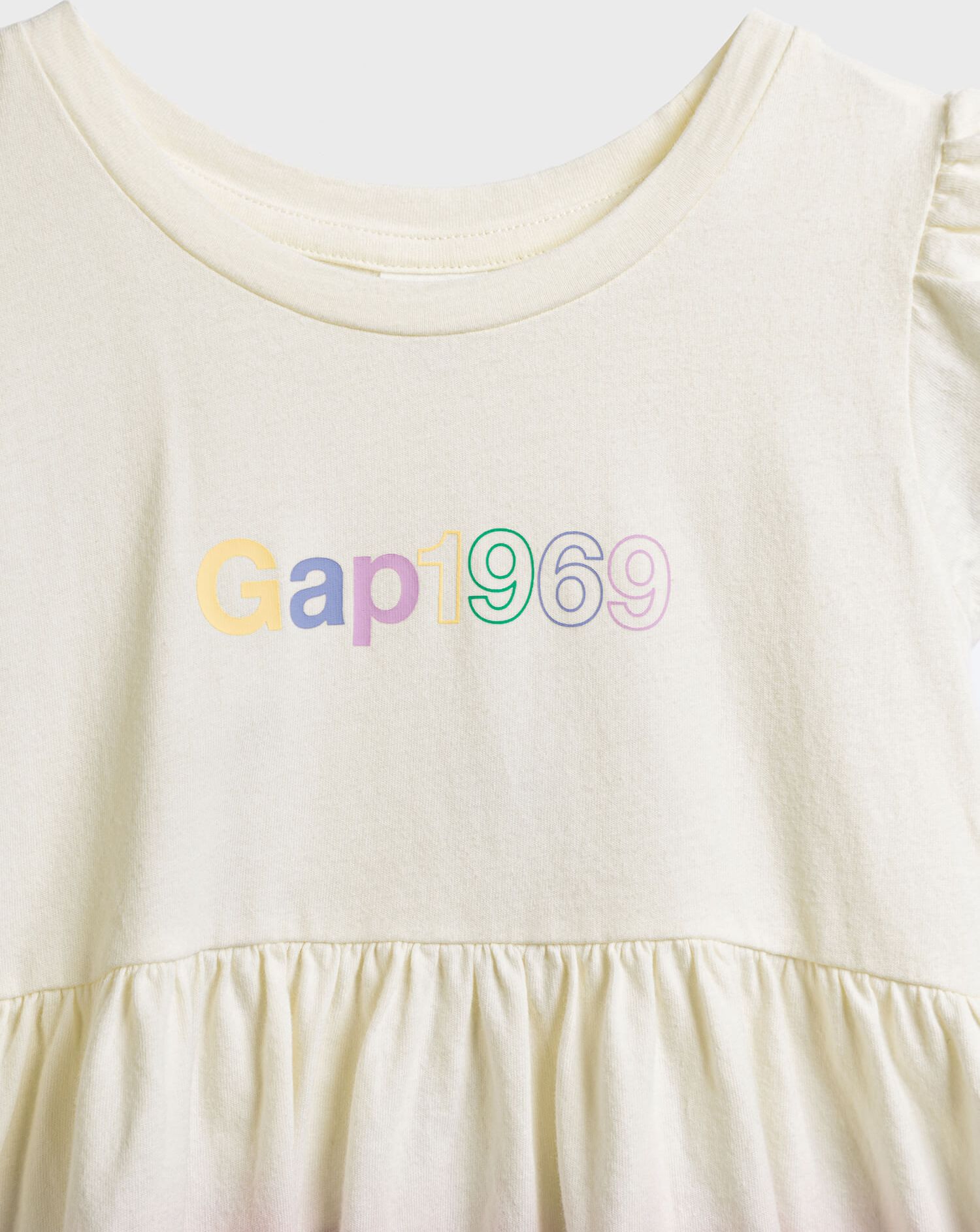 GAP barevné dívčí šaty Ombre - 12-18M - obrázek 3