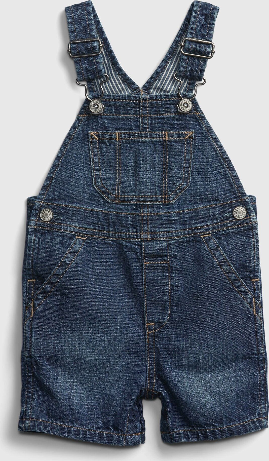 GAP modré baby džíny s laclem - 12-18M - obrázek 1