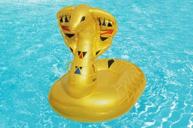 Bestway 41445 Nafukovací zlatá kobra s držadly - obrázek 2
