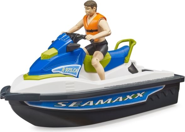 Bruder 63151 BWORLD Vodní skútr Seamaxx s figurkou - obrázek 1