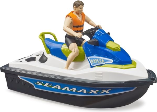 Bruder 63151 BWORLD Vodní skútr Seamaxx s figurkou - obrázek 2