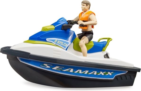 Bruder 63151 BWORLD Vodní skútr Seamaxx s figurkou - obrázek 3
