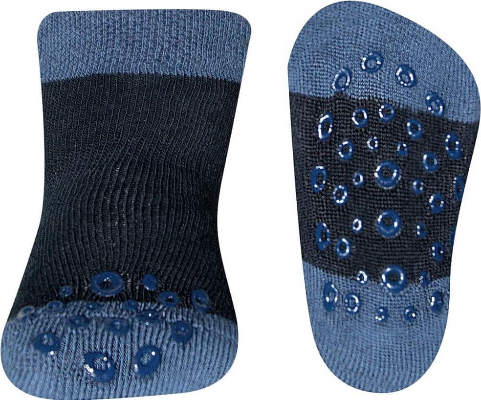 EWERS chlapecké protiskluzové ponožky 225050 17-18 tmavě modrá - obrázek 1