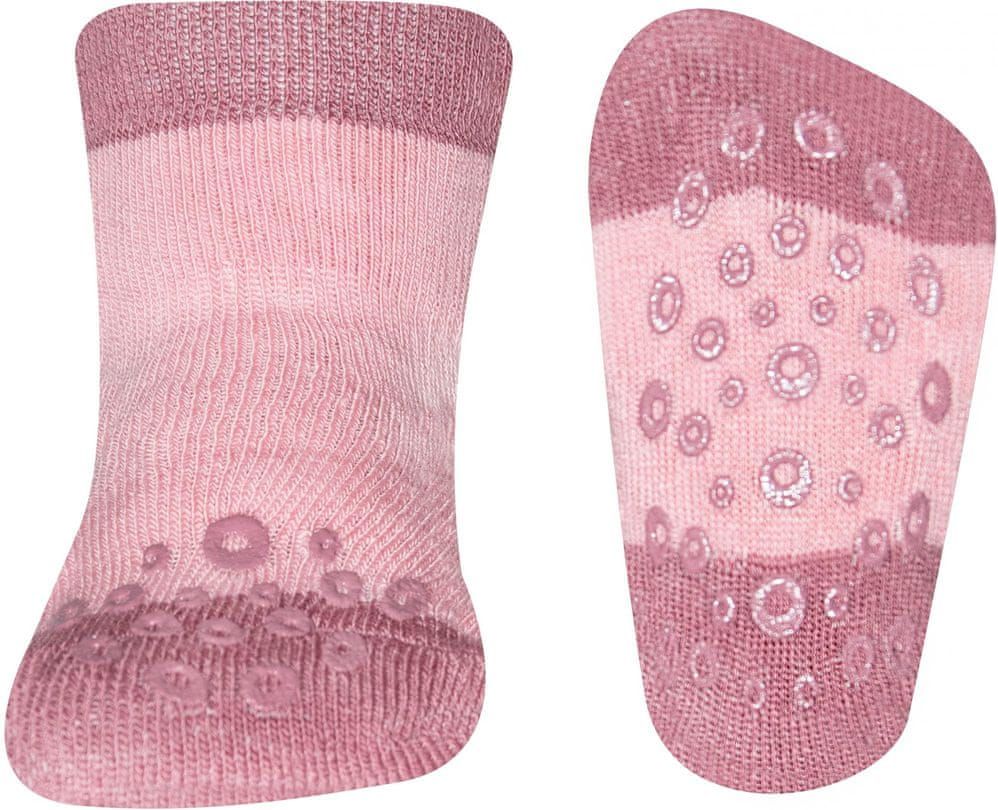 EWERS dívčí protiskluzové ponožky 225050_1 18-19 růžová - obrázek 1