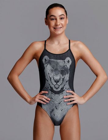 Dívčí plavky Funkita Bear Bum Velikosti 8 let - obrázek 1