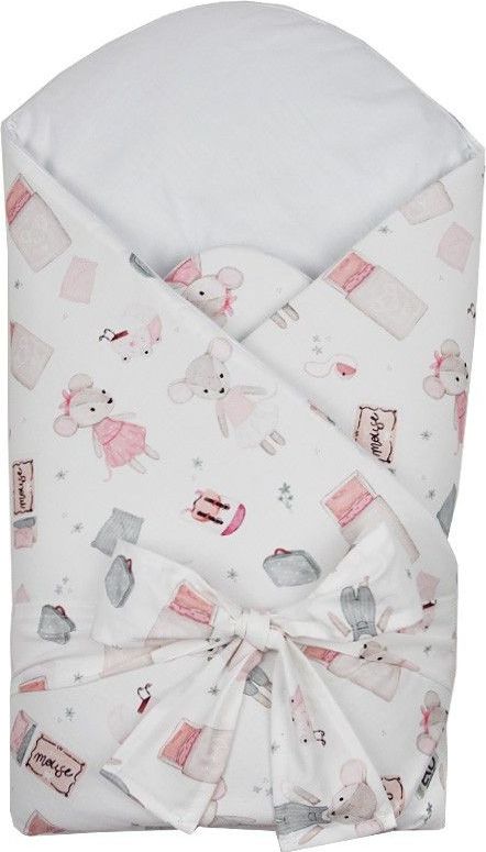 Zavinovačka tvrdá s kokosovou výztuhou Eko Printed Pink Mouse 2021 - obrázek 1