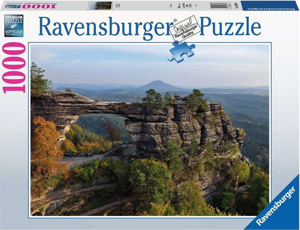 RAVENSBURGER Puzzle Pravčická brána 1000 dílků - obrázek 2