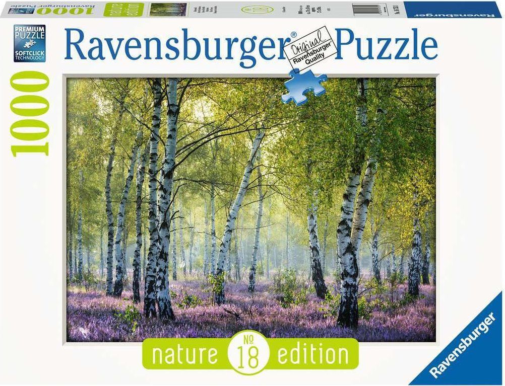 RAVENSBURGER Puzzle Březový les Birkenwald, Francie 1000 dílků - obrázek 2